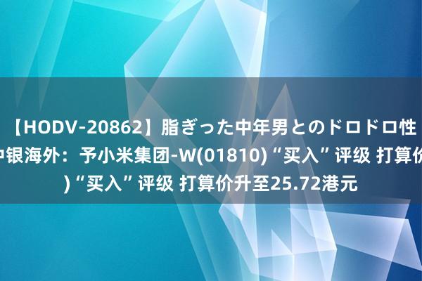 【HODV-20862】脂ぎった中年男とのドロドロ性交 望月あゆみ 中银海外：予小米集团-W(01810)“买入”评级 打算价升至25.72港元